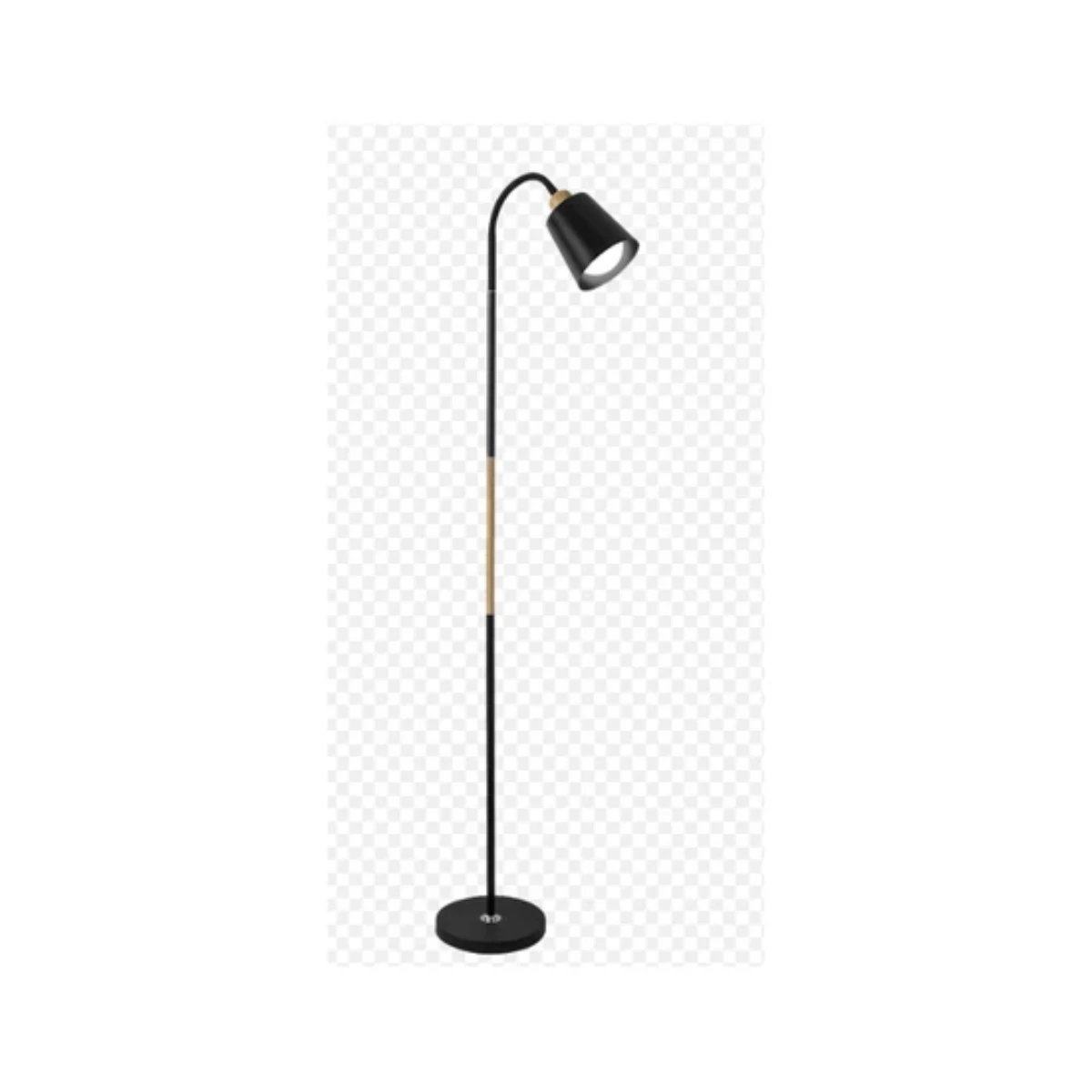 Luminária de Piso Oslo G Preto Articulável