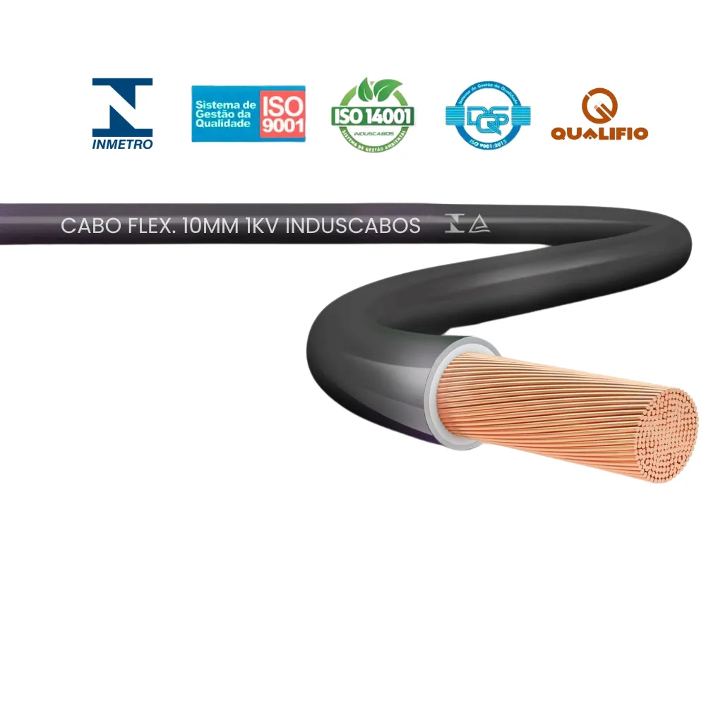 Cabo Flexível 10mm 1kV Induscabos