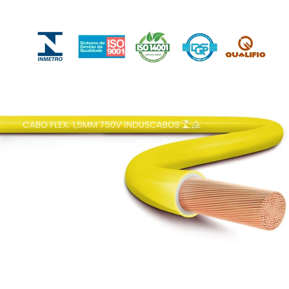 Cabo Flexível 1.5mm 750V Induscabos